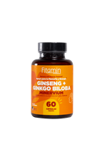 Cargar imagen en el visor de la galería, Ginseng + Ginkgo Biloba Minervium FITAMIN - Mejora tu Rendimiento Mental