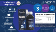 Cargar imagen en el visor de la galería, Melatonina + Magnesio FITAMIN - Apoyo al Sueño y Relajación