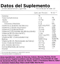 Cargar imagen en el visor de la galería, CUP Gomitas para Cabello, Uñas y Piel con Biotina (60 gomitas) | Gamero Honduras