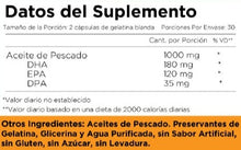 Cargar imagen en el visor de la galería, Omega 3 2000mg con DHA, EPA y DPA – 60 cápsulas blandas | Fitamin