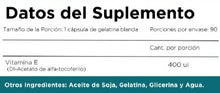 Cargar imagen en el visor de la galería, Vitamina E FITAMIN – Antioxidante y Salud Celular | Gamero Honduras