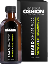 Cargar imagen en el visor de la galería, Morfose Ossion Beard Care Shampoo para barba, presentación de 100 ml con caja original
