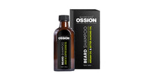 Cargar imagen en el visor de la galería, Shampoo para barba Morfose Ossion Beard Care con aceite de argán y almendra, frasco de 100 ml
