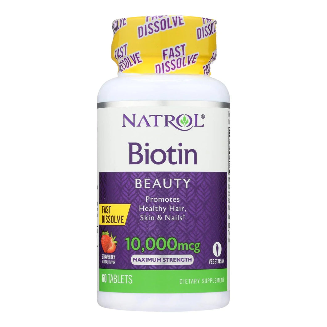 Biotin - NATROL - 100 capsulas
