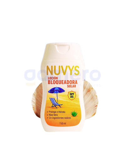 Protector Solar NUVYS SPF 45 – Niños y Adultos | Protección Segura