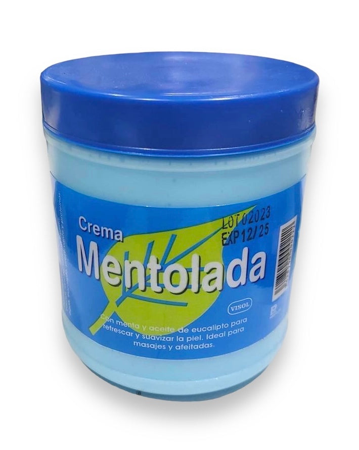 Crema mentolada barbería