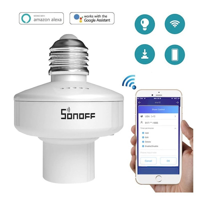 SONOFF Porta Lámpara Iinteligente