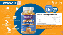 Cargar imagen en el visor de la galería, Omega 3 1000 mg (60 soft gel) - FITAMIN
