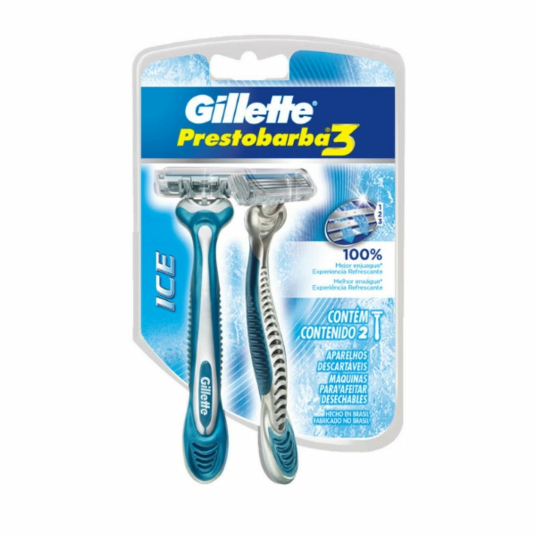 Gillette Prestobarba Ice 3 Fm X 2uni