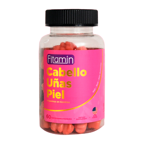 Cabello, Uñas y Piel (60 gomitas) - FITAMIN