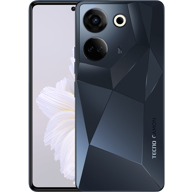 TECNO CAMON 20 / 8GB-16GB RAM / 256GB / Negro