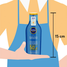 Cargar imagen en el visor de la galería, Protector Solar Nivea Sun Corporal Protect &amp; Moisture - 125 ml
