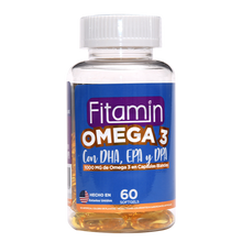 Cargar imagen en el visor de la galería, Omega 3 1000 mg (60 soft gel) - FITAMIN
