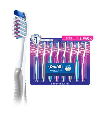 Cepillo Dental Oral B Cross Action 8 Pack