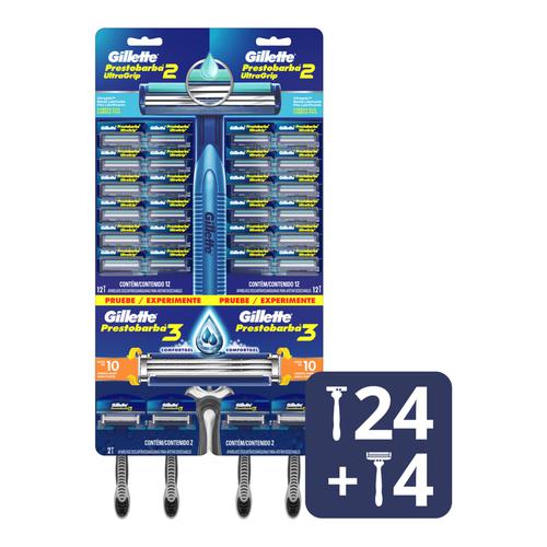 Rasuradora Prestobarba Ultragrip 2 GILLETTE 28 Pack