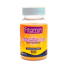 Cargar imagen en el visor de la galería, Vitamina D3 (100 softgel) - FITAMIN
