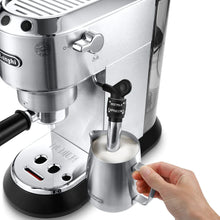 Cargar imagen en el visor de la galería, Dedica Deluxe Manual Espresso Machine, Cappuccino Maker - Stainless Steel
