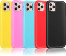 Cargar imagen en el visor de la galería, Silicon Case de Colores - iPhones
