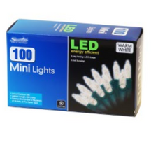 Cargar imagen en el visor de la galería, Luces Mini Navideñas LED (100 luces) cordon verde
