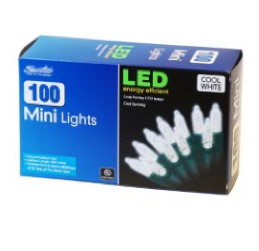 Luces Mini Navideñas LED (100 luces) cordon verde