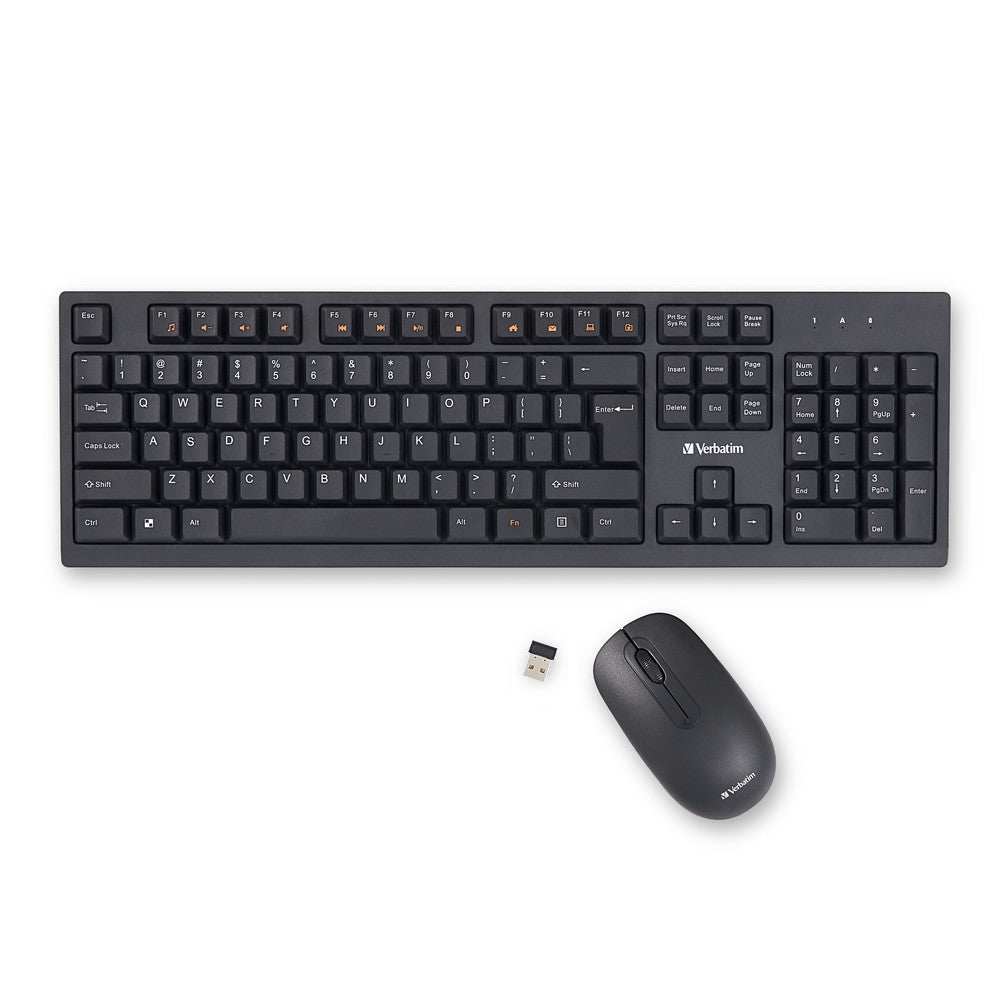 Combo VERBATIM - Teclado y Mouse Inalambrico